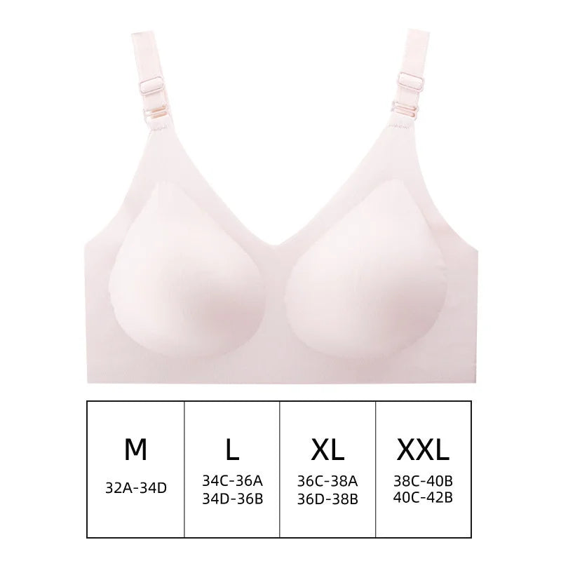 Women's Bras Thin Style Jelly Colour Wireless