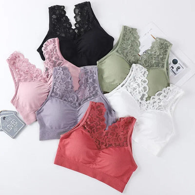 Women Bra Lace Wireless