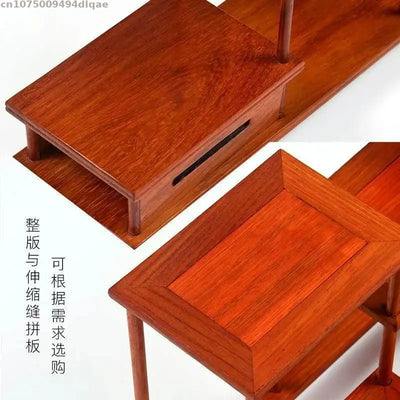 Natural Solid Wood Decorative Shelves for Wine Tea Sets Pedestal Crafts Vase Flower Pot Bonsai Buddha Display Stand Storage Rack