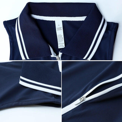 Women's Collar Sports Dress for Outdoor Golf Tennis Fitness Running Speed Dry Badminton - Quick-Drying Comfortable Active Wear