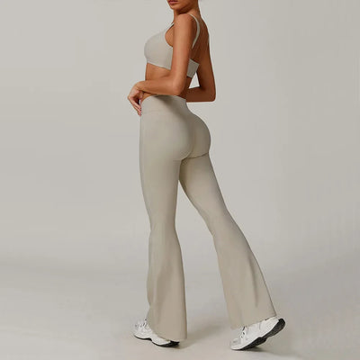 2PCS Yoga Suit Women Tracksuit Sports Bra High Waist Leggings Shorts Outfit Push Up Gym Set Fitness Workout Clothes Sportswear