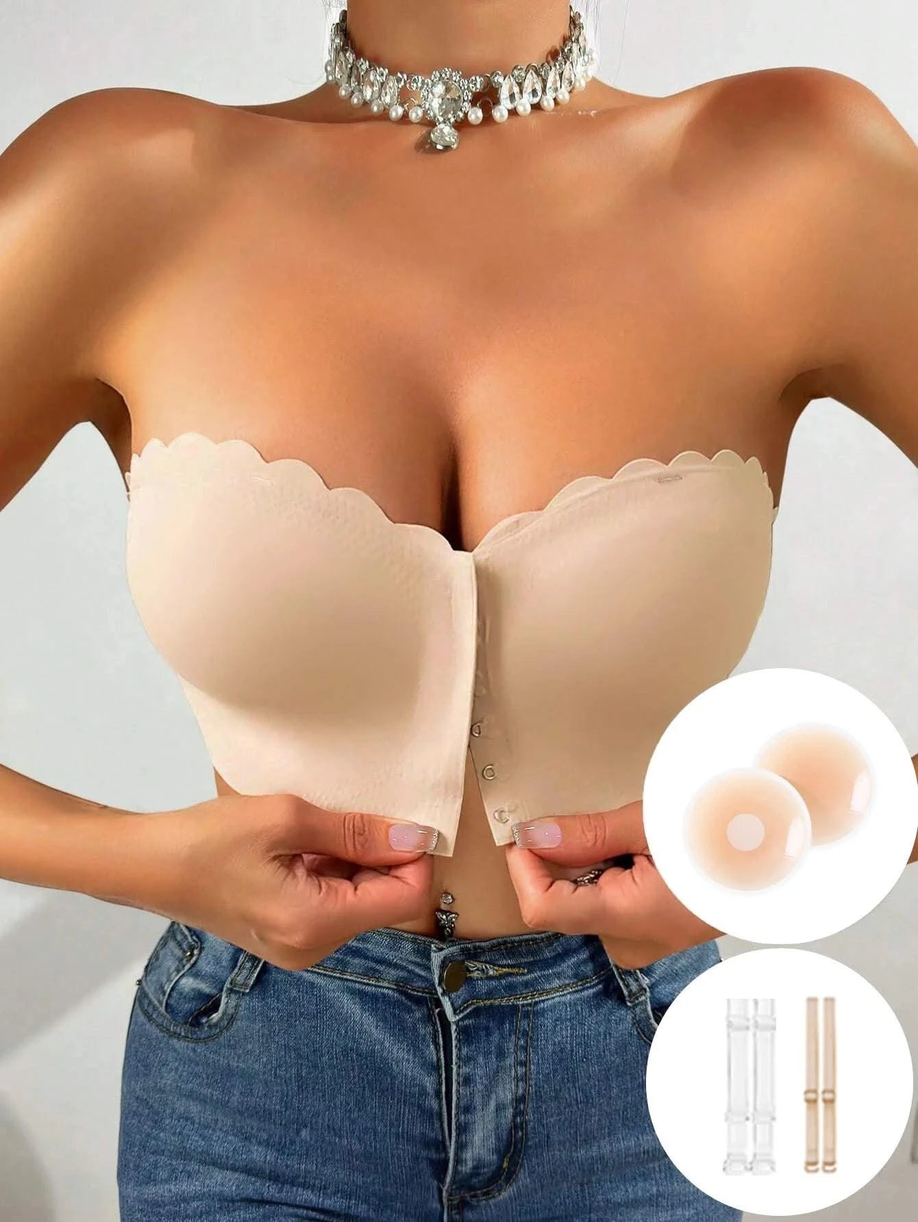 Wireless Unlined Bra Front Closure For Women
