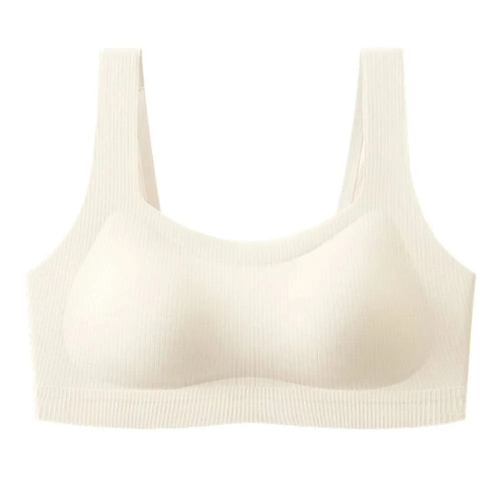 Comfortable Simple Wireless Bras Shockproof For Women