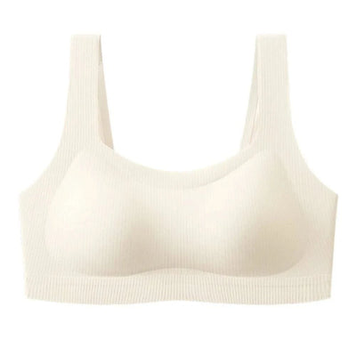 Comfortable Simple Wireless Bras Shockproof For Women