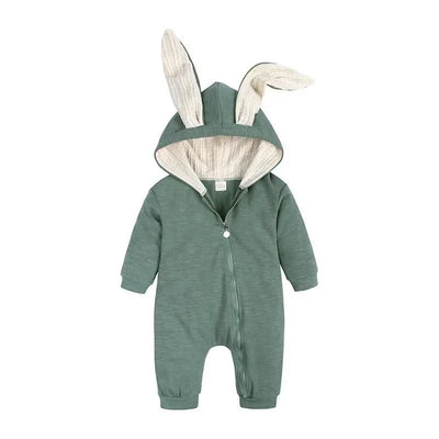 Cute Rabbit Ears Hooded Baby Rompers/Jumpsuit  Costume |Infant Baby Outfits Boys Girls  Newborn Clothing