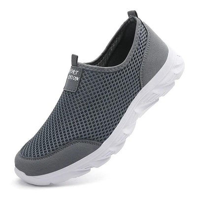 Men Shoes Breathable Mesh Summer Lightweight Hiking Walking Casual Shoes Slip-On Driving Men's Loafers