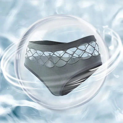 Sexy Women's Thong Panties Mid Waist Hollow G-Strings Lingerie Breathable Nylon Underwear Ladies Thongs Underpants