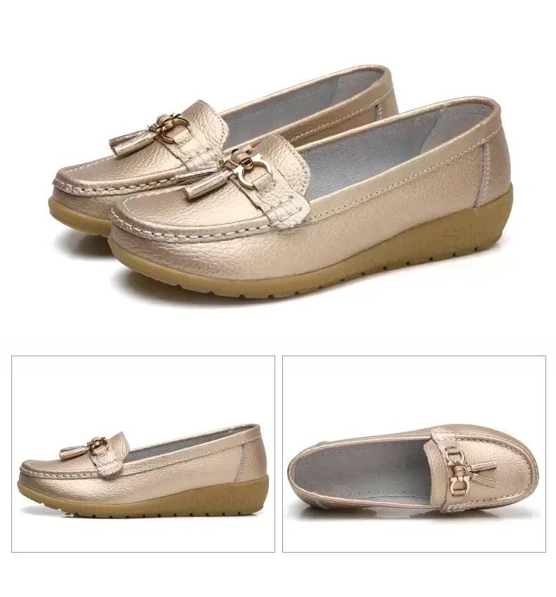 Women slip on loafers flat shoes moccasins casual sneakers