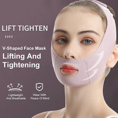 Face Slimming Bandage Face Lifting Belt V Line Face Slimming Strap Double Chin Tightener Slim Strap Facial Lifting Mask Tool