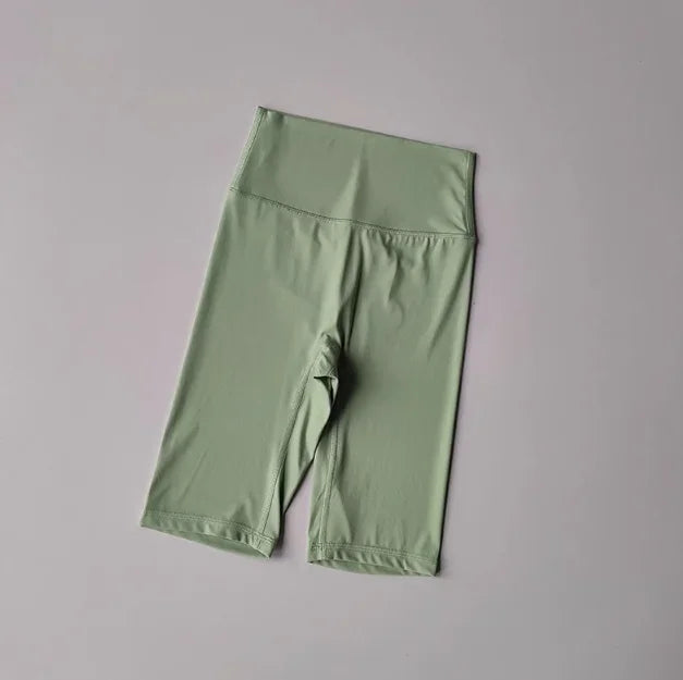 Women's Biker Shorts, High Waist Workout Shorts with Cooling Technology, Seamless Yoga Shorts for Gym & Cycling