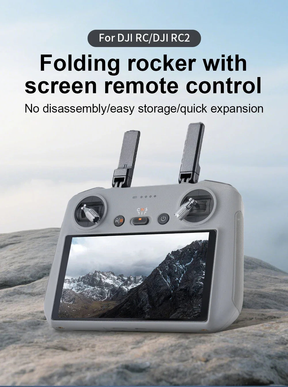 Remote Control Joysticks for DJI Air 3 RC 2/RC Aluminium Alloy For DJI Mini 3 Pro/Mini 3/Mavic 3 Pro/Mini 4 Pro Drone Accessory