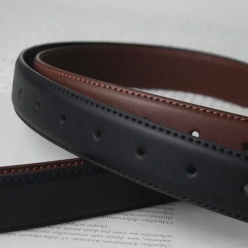 Genuine leather thin metal buckle belt for women |fashion waistband | jeans |casual dress | ladies | free size