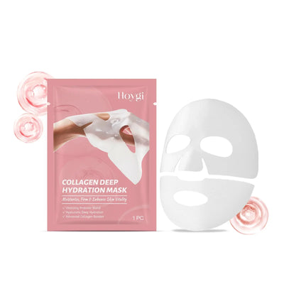Collagen Face Mask Anti Aging Firming Moisturizing Refreshing Shrink Pore Brightening Overnight Mask Hyaluronic Acid Facial Mask