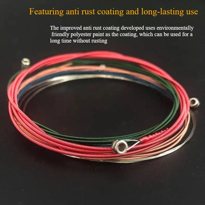 Colorful Guitar Strings 1-6 Strings for Classical Classic Guitar Acoustic Guitar Steel Strings Musical Instrument Accessories