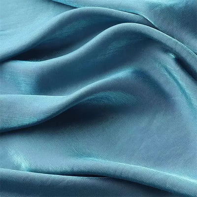 Mermaid Texture Gradient Reflective Fabric Illusion By The Meter for Shirt Full Dress Hanfu Clothing DIY Sewing Soft Cloth White