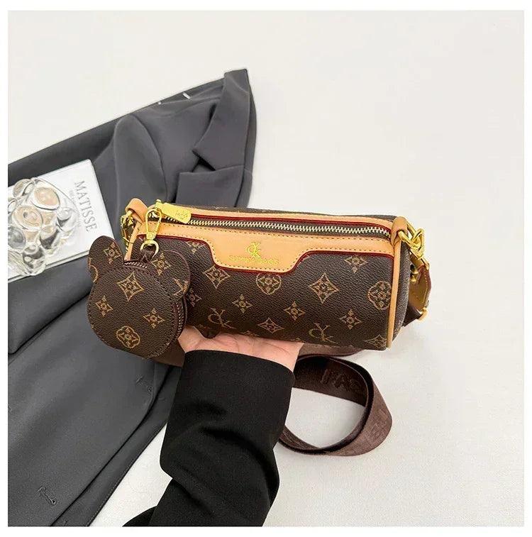 Famous designer popular classic elegant handbags leather ladies crossbody shoulder bag versatile and chic for evening