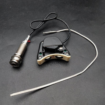 Ukulele Soundhole Pickup with Volume & Tone Control with High Sensitive Slim Silver Piezo UKulele Parts