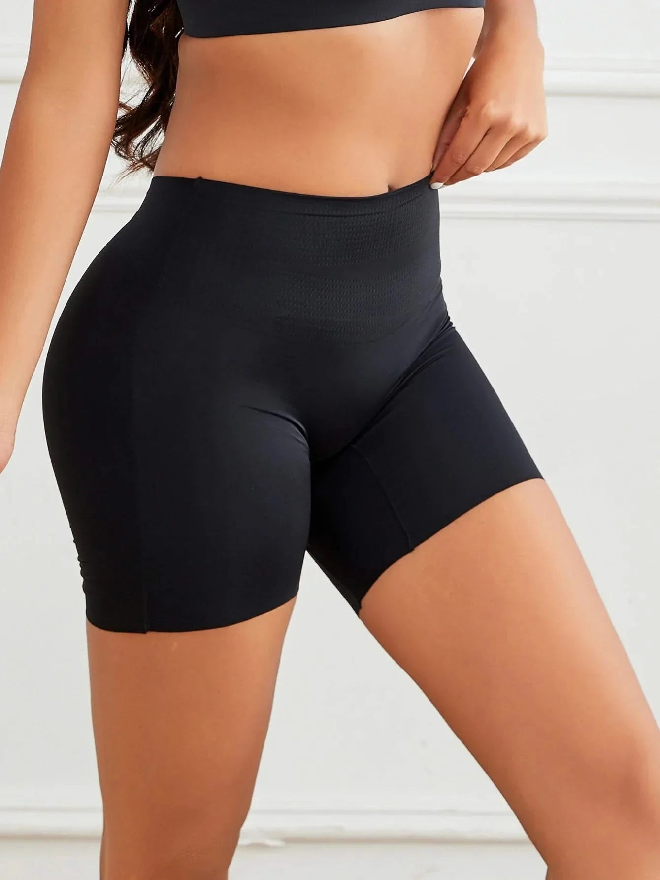 Flarixa Mid Rise Seamless Safety Shorts Boxer Briefs For Women Slip Shorts Tummy Control Shaping Panties Under the Dress Skirts