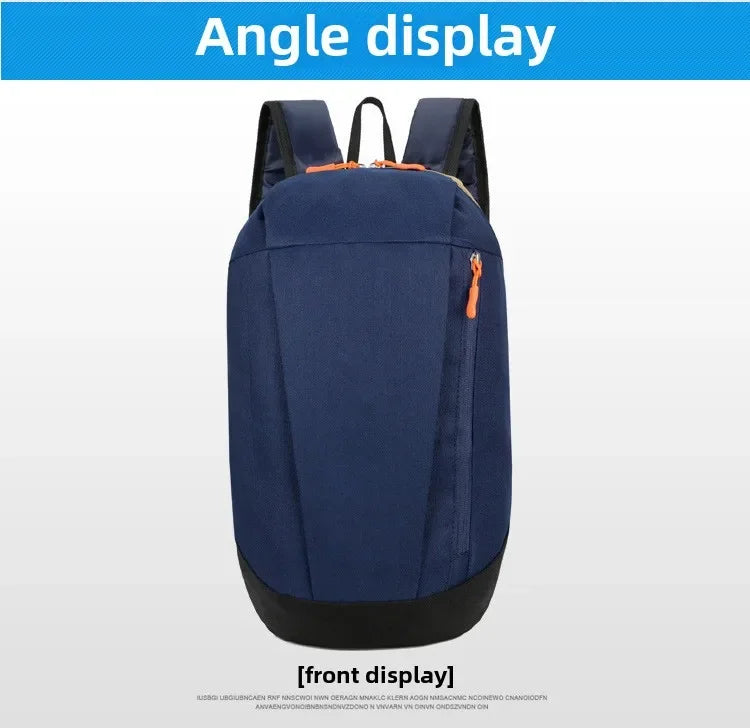 Mountaineering bag large capacity simple all-matching, fashionable, lightweight travel backpack, water splash resistant backpack