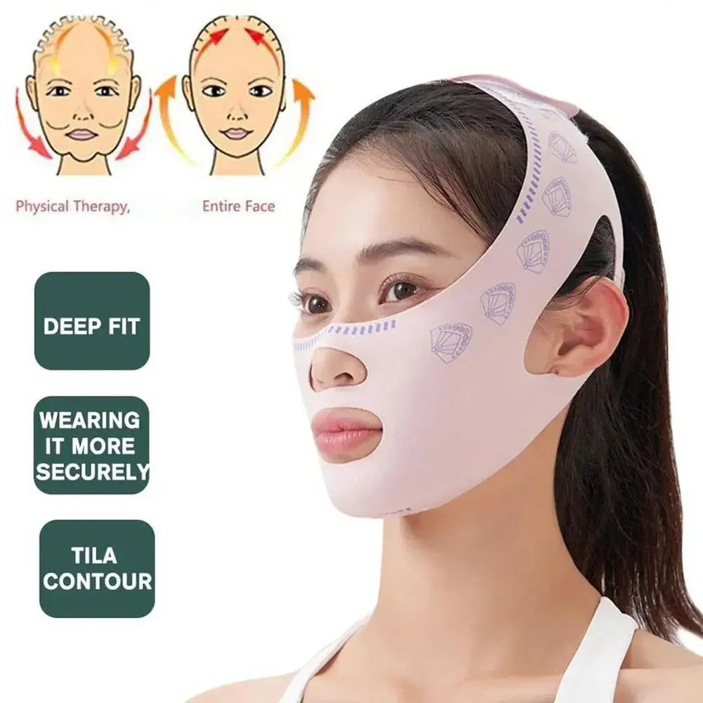 V Face Slimming Bandage Lifting Shaping Face Masks Reusable Breathable Face Sculpting Anti Wrinkle Facial Massage Bandage