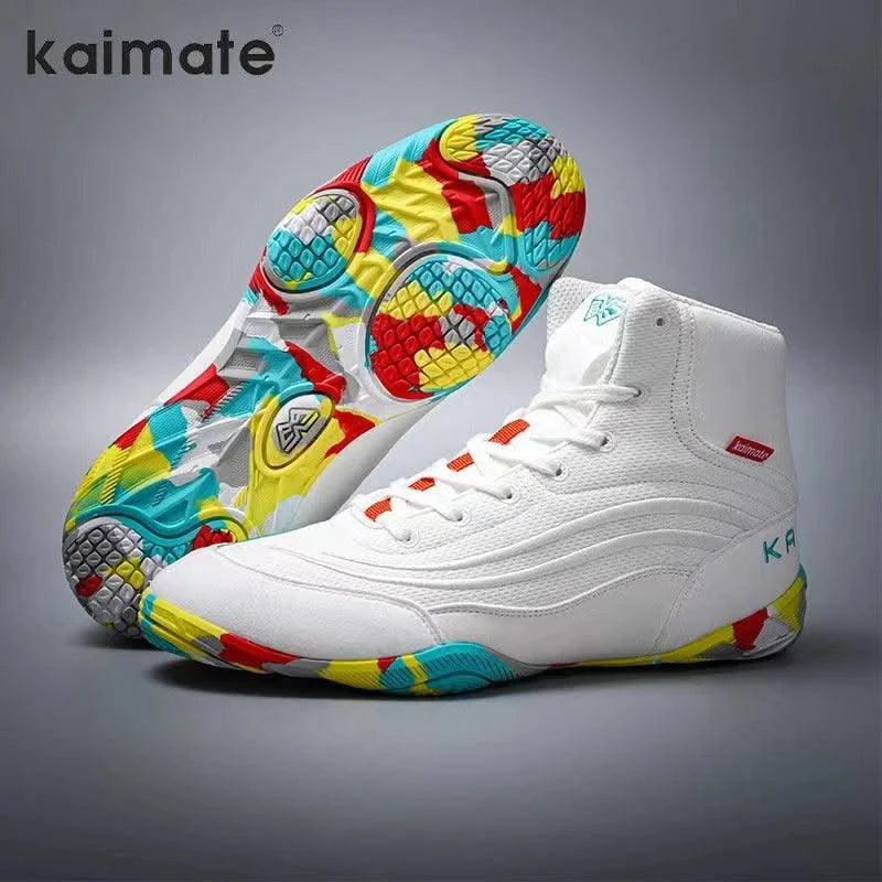 Professional children's Wrestling Boots  Men Non Slip Wrestling Shoes Lightweight Boxing Shoes