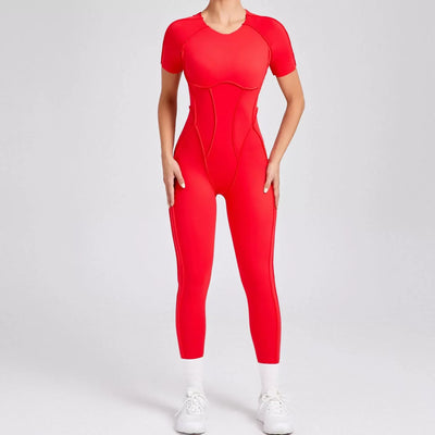 Seamless Yoga Jumpsuits Sports Fitness Hip-lifting