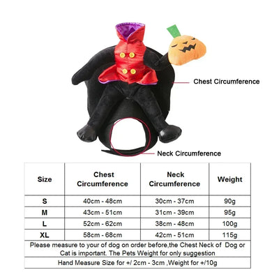 Pet Halloween Costume Dog Plush Halloween Horse Riding Pet Cloth Santa Claus Riding Outfit Hall Gift for Small To Large Dog/cat