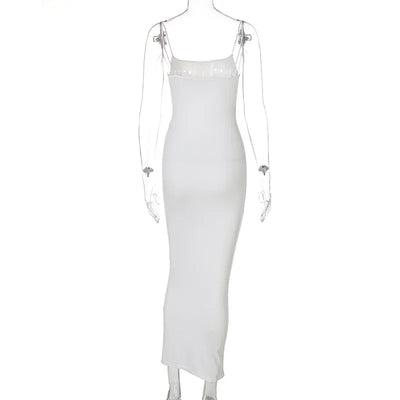 Woman Fashion Summer Sexy Halter Temperament Halter Long Dress