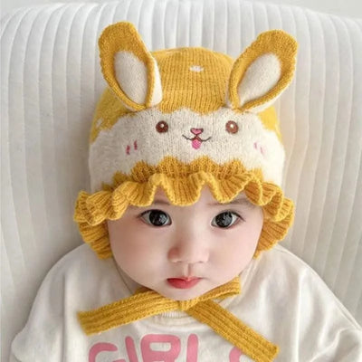 Cosy Bonnet Rabbit Baby Hat With Ears  |Winter | New-born, Boys, Girls,  Infant, Toddler Cap |Beanies Soft Ear Protection