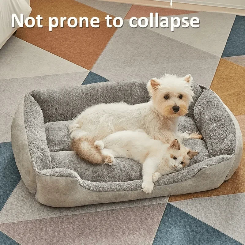 Comfortable Plush Pet Sofa Bed, Dog Bed, Cat Bed, Year-round Warm Shelter, Suitable for Scenarios: Bedroom, Living Room, Balcony