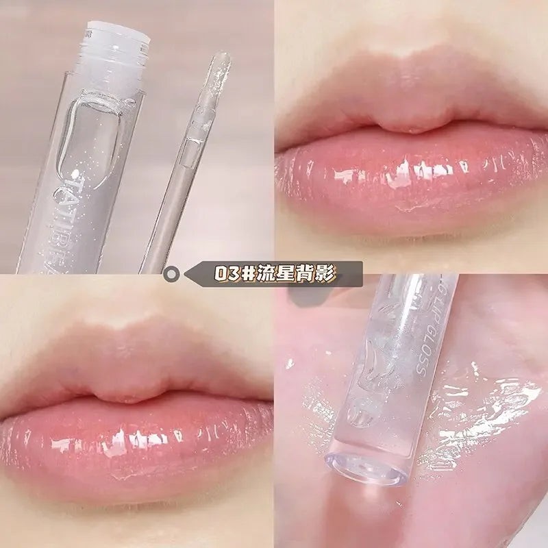 Lip Oil Uuny Transparent Water Gloss Lip Honey Female Moisturizing Lip Glaze Mirror Toot Glass Lip Gloss Student