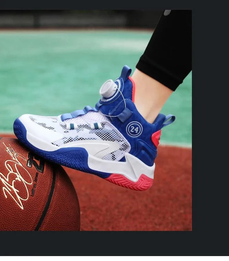 2025 New Children's Basketball Sports Shoes for Boys High Quality Running Kids Shoes Child Sneakers Non-Slip School Shoes - Elanique