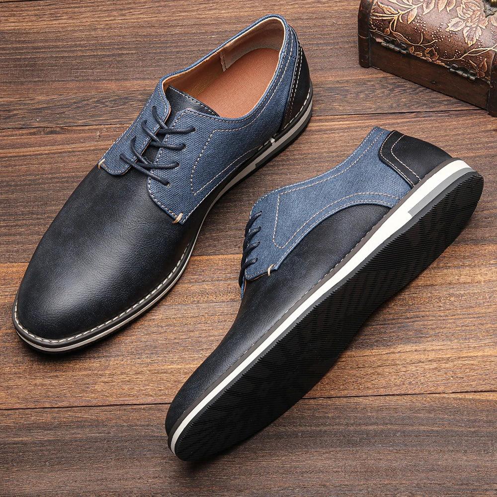 Fashion Casual Leather Men's Loafers Comfortable Brand Men Flats