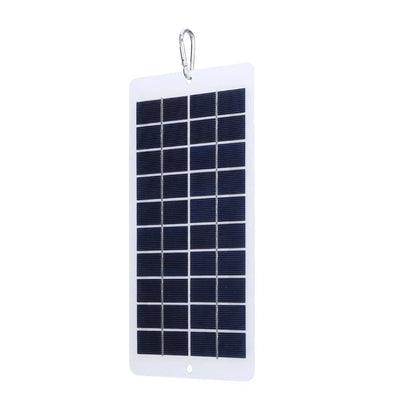 20W 5V Portable Solar Battery Charger Type-C Solar Panel Mobile Power Supply Lightweight Courtyard Lighting With 3-meter Cable