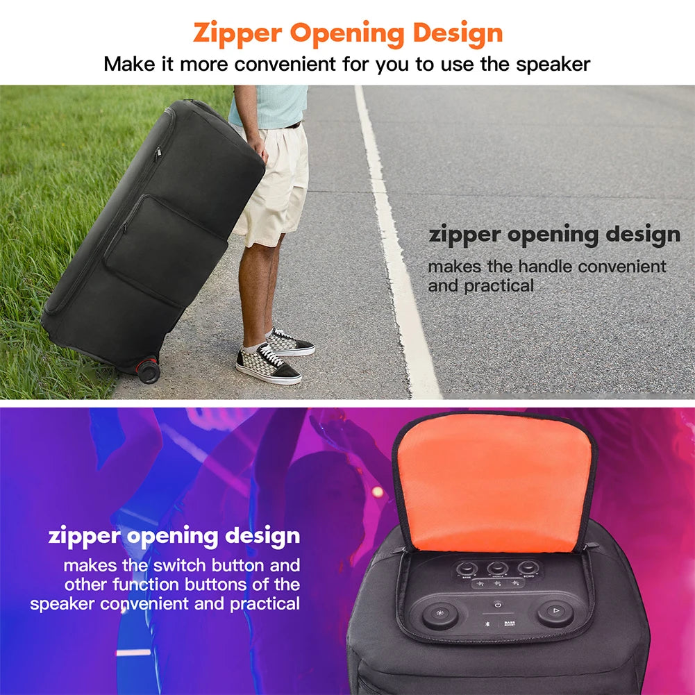 Party Speaker Dust Cover Waterproof Padded Speaker Protective Cover Nylon Double-Sided Speaker Storage Bag for JBL Party Box 710