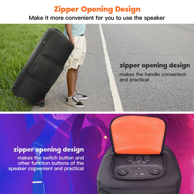 Party Speaker Dust Cover Waterproof Padded Speaker Protective Cover Nylon Double-Sided Speaker Storage Bag for JBL Party Box 710