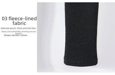 Winterfleece-lined Women's Tights Two-piece Illusionshorts Autumn/winter Thickened Cotton Wadded Trousers Warm Leggings