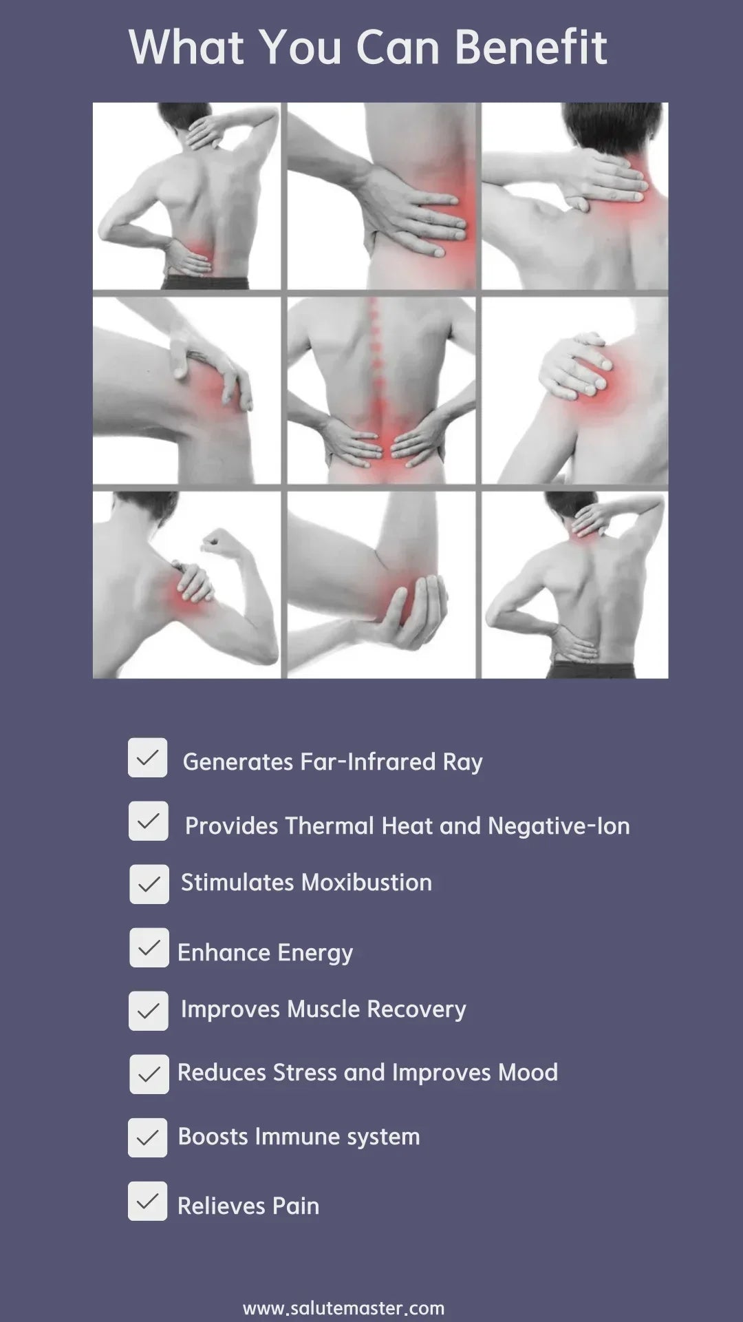 Full Size Amethyst Tourmaline PEMF Infrared Mats With Crystal Sauna Effect FIR Therapy Heating Carpet