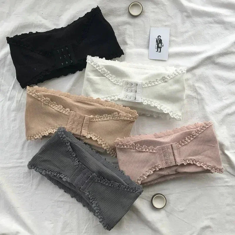 Summer Strapless Women Bras Back Lace Sexy