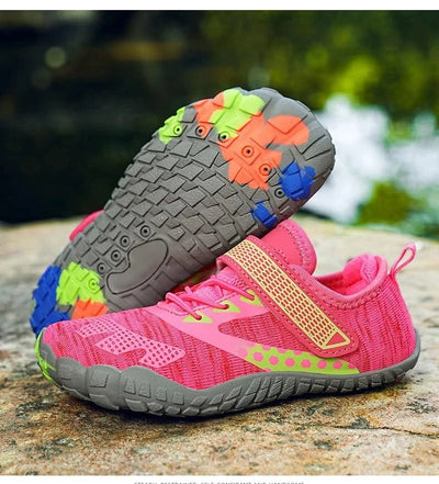 Children Quick-Drying Barefoot Shoes| Wide-Toed Lightweight Upstream Wading Shoes 24-38 | Boys Girls | Beach Diving, Boating |