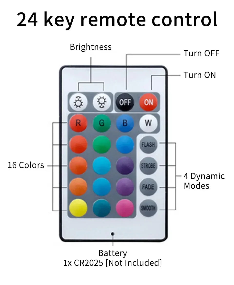 LED RGB Underwater Lights with Remote Control Submersible Light Waterproof For Fish Tank Swimming Pool Wedding Party Lamp