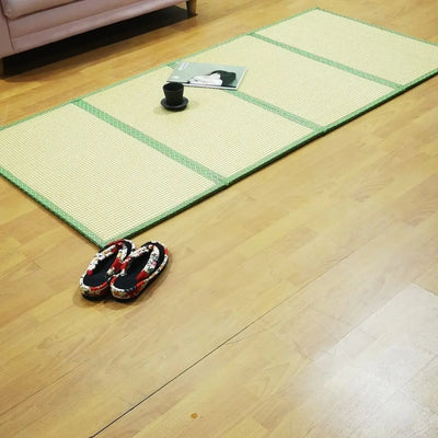 Foldable Tatami Mat for Yoga Meditation Bedding Eco-Friendly Coconut Fiber Core Portable Floor Cushion Multi-Use Floor Mattress