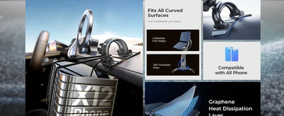 LISEN for MagSafe Car Mount for IPhone 16 15 360°Rotation Magnetic Phone Holder for Car Hands Free Cell Phone Magnetic Car Mount