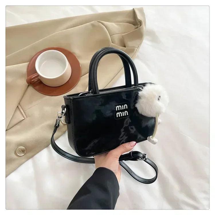 2025 new women’s luxury handbag designer small square purse fashion top handle crossbody bag elegant shoulder trendy