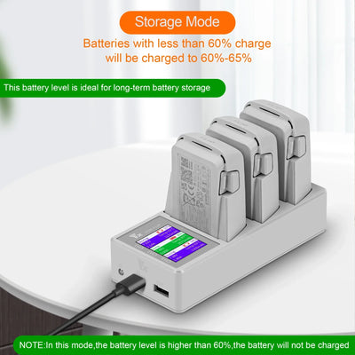 3 IN 1 Battery Charger For DJI Flip Drone Parallel Charging Hub Charging Board With Display Monitor Parts