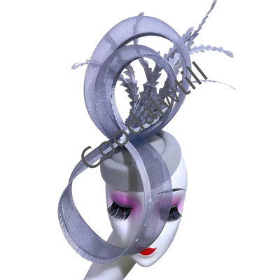 Ladies Royal Ascot Chapeau Cap Wedding Fascinator Hat Headpiece Women Church Party Pillbox With Headband Bride Party Fascinators