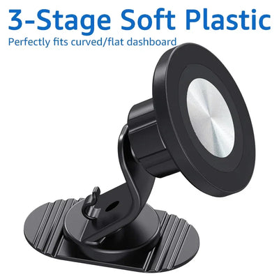 Magnetic Car Cellphone Mount Compatible with MagSafe Universal Magnet Car Dashboard Phone Holder for iPhone 15 Xiaomi Huawei