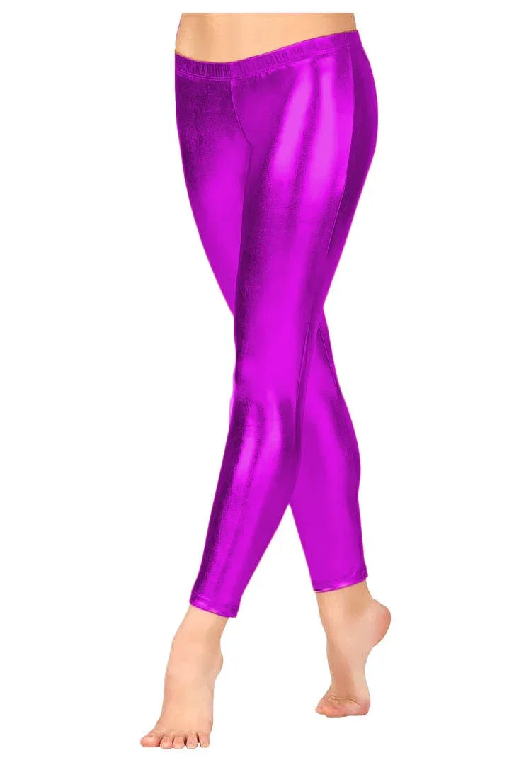 Women Metallic Leggings Jazz Hip Hop