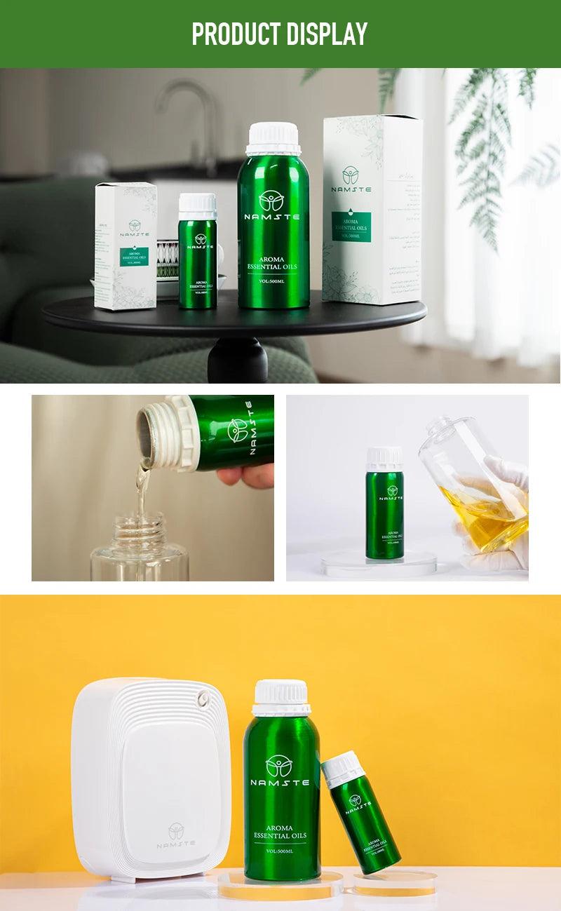 Namste luxury perfume oils 500ml automatic diffuser essential home air freshener electric scent oil for hotel room