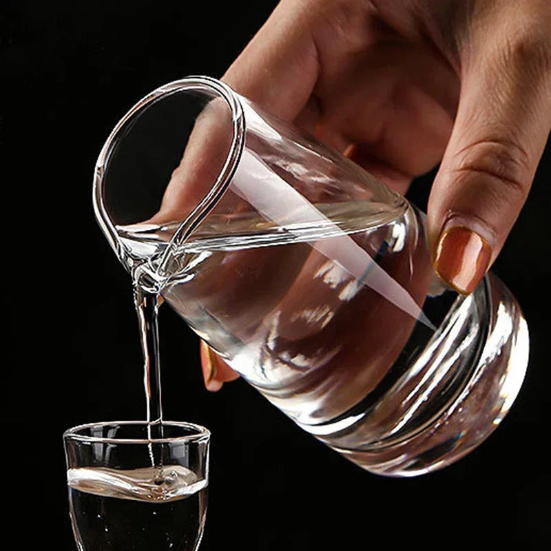 Wine Dispenser Home Creative Water Divider Cup Scaleless Wine Glass Modern Simplicity Household Glass Wine Cup Glass Drinkware